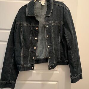 Doncaster Jean jacket with spandex blend. Size 12.
